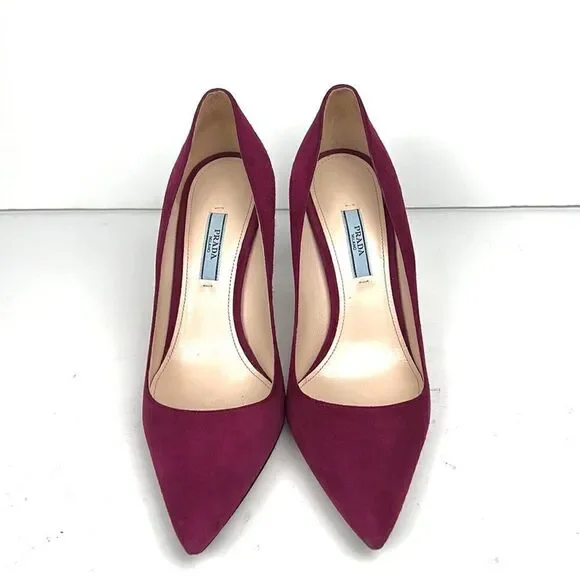 PRADA Suede Classic Pumps